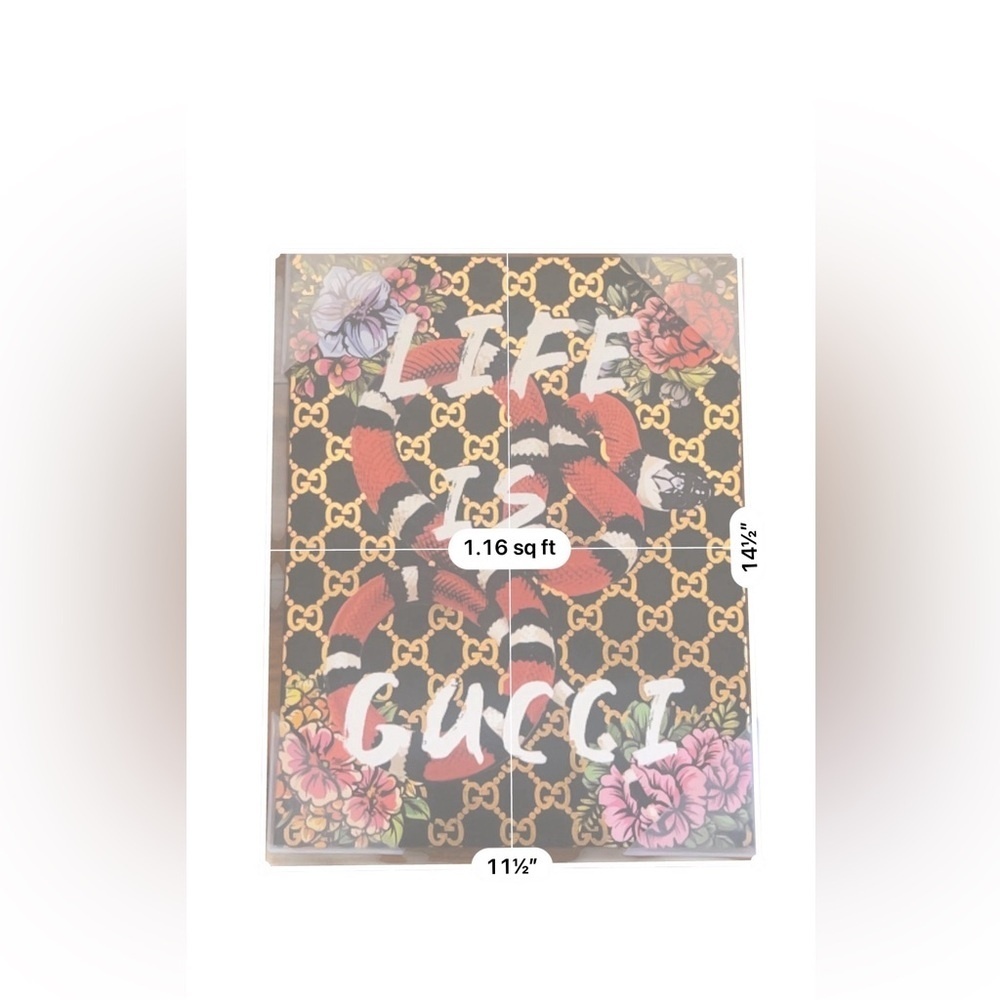 Gorgeous background photo pieces or wall art! Gucci & Louis Vuitton Fashion art - Picture 5 of 7